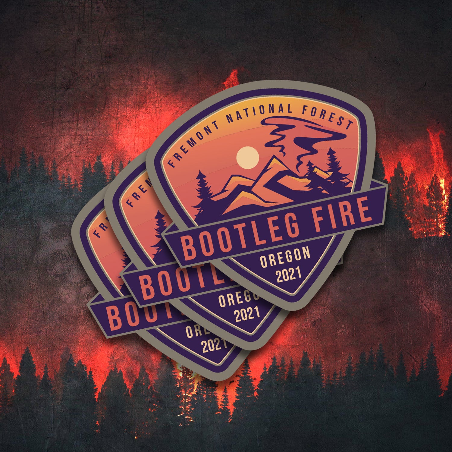BOOTLEG FIRE Sticker - 3-Pack